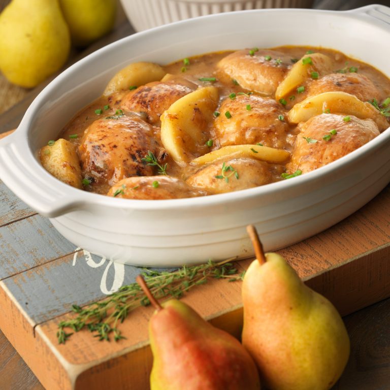 Frango com peras – USA Pears (1)