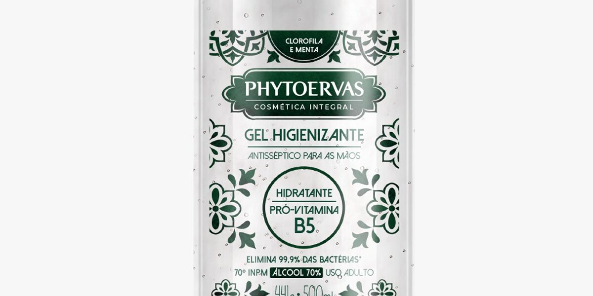 Phytoervas lança Gel Higienizante hidratante com aroma de Verbena